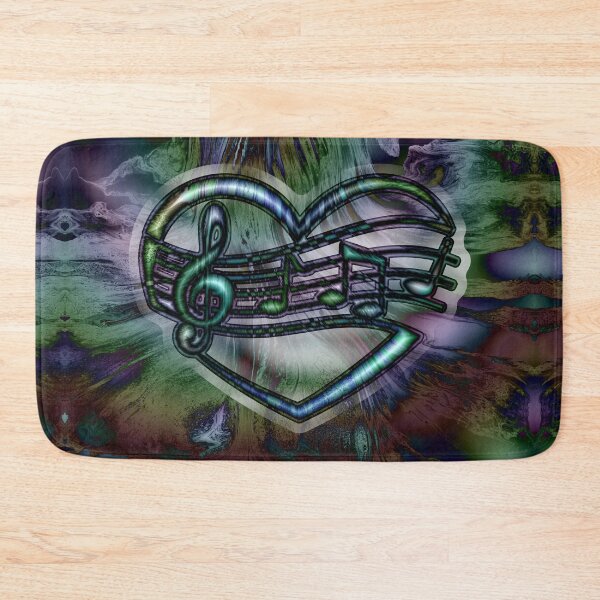 Item preview, Love Music; heart musical score designed and sold by Fluid Visions.