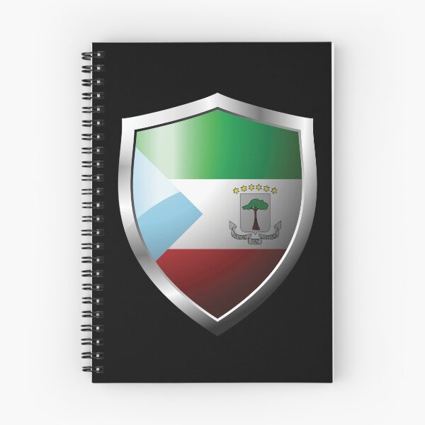 Item preview, Strong Equatorial Guinea Flag Shield Country designed and sold by HelloFromAja.