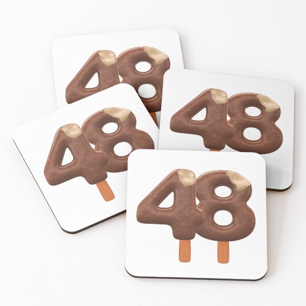 Item preview, 48 Ice Cream Fourty Eight  Number 3d Chocolate designed and sold by HelloFromAja.
