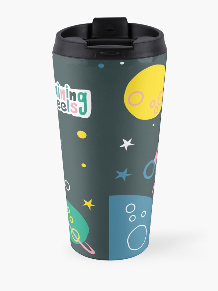 Vista alternativa de Taza de viaje ¡Nos vamos a la luna!