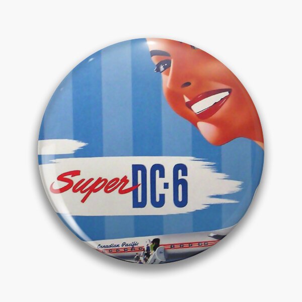 Item preview, Super DC 6 vintage travel poster designed and sold by stickart-marek.