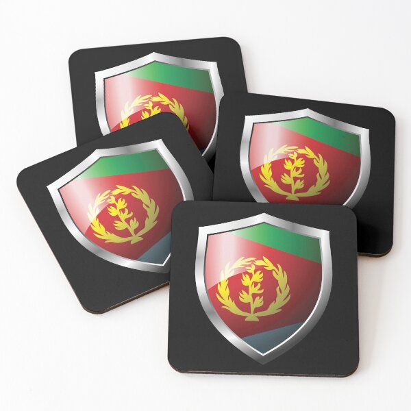 Item preview, Strong Eritrea Flag Shield Country designed and sold by HelloFromAja.
