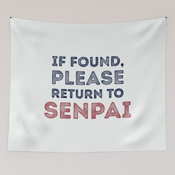 Item preview, If Found, Please Return to Senpai / I am Senpai (Couple Shirt) Version 4 designed and sold by teeworthy.