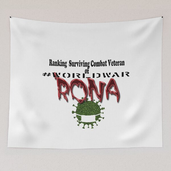 Item preview, Ranking Decorated Combat Veteran of #WorldWarRona designed and sold by Alphaholics Non-Anonymous Art Studios.