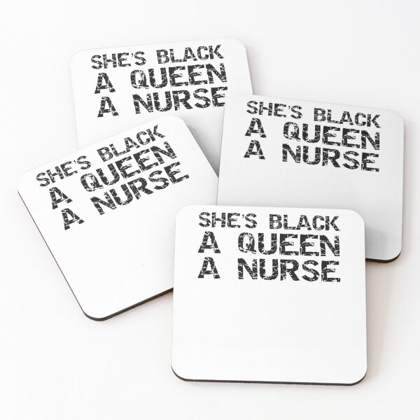 Artikelvorschau, She's Black a Queen a Nurse Nursing Gift entworfen und verkauft von TNDesignStudio.
