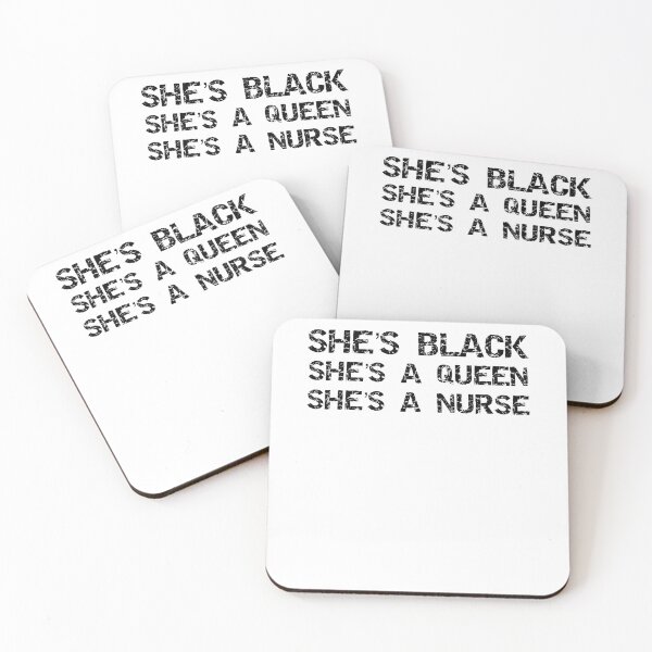Artikelvorschau, She's Black She's a Queen She's a Nurse Nursing Gift entworfen und verkauft von TNDesignStudio.