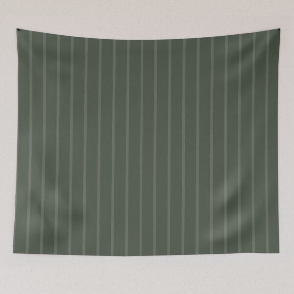 Item preview, Dark Green, Gray Pinstripe designed and sold by Maddie4Real.