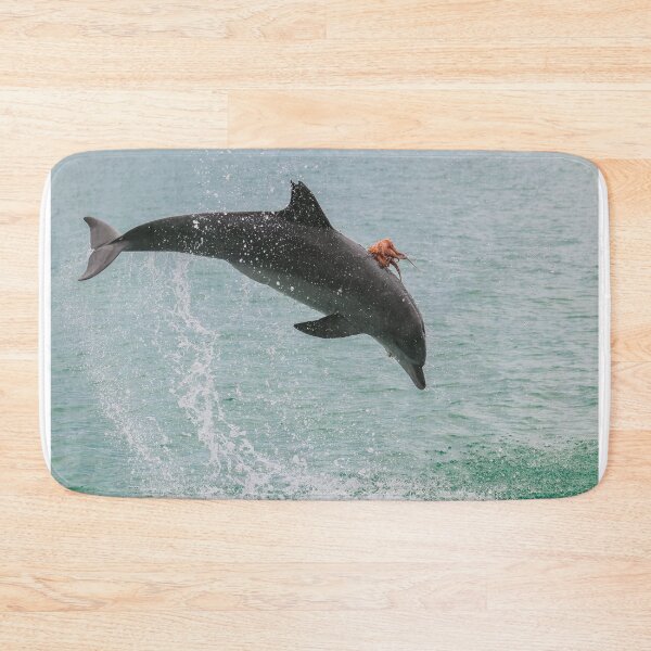 Item preview, Octopus Hitching A Ride On A Bottlenose Dolphin designed and sold by jodielowe88.