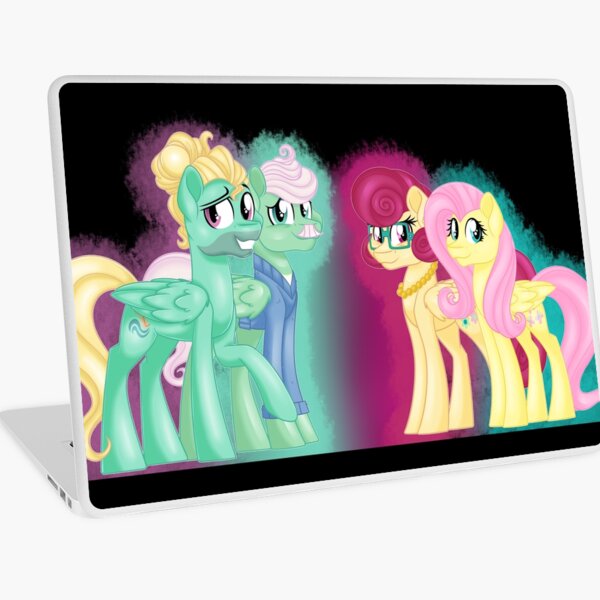 The Shy Family Portrait Laptop Skin