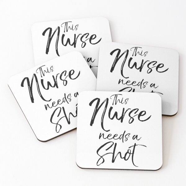 Aperçu de l'œuvre This Nurse Needs a Shot créée et vendue par TNDesignStudio.