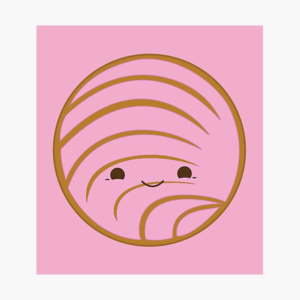 Vista previa del artículo con la obra «Pink Concha Pan Dulce (Pan Dulce Mexicano)», diseñado y vendido por SalahBlt.