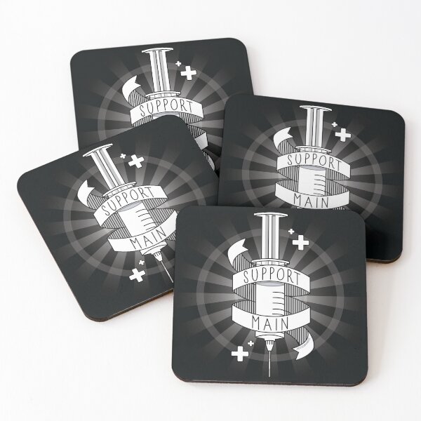 Item preview, Support Main Gamer Black White Syringe Banner designed and sold by JessicaAmber.