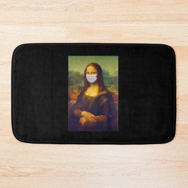 Item preview, Mona Lisa Mouth Guard FFP2 Mask Cold Influenza Corona Virus designed and sold by urban-design.