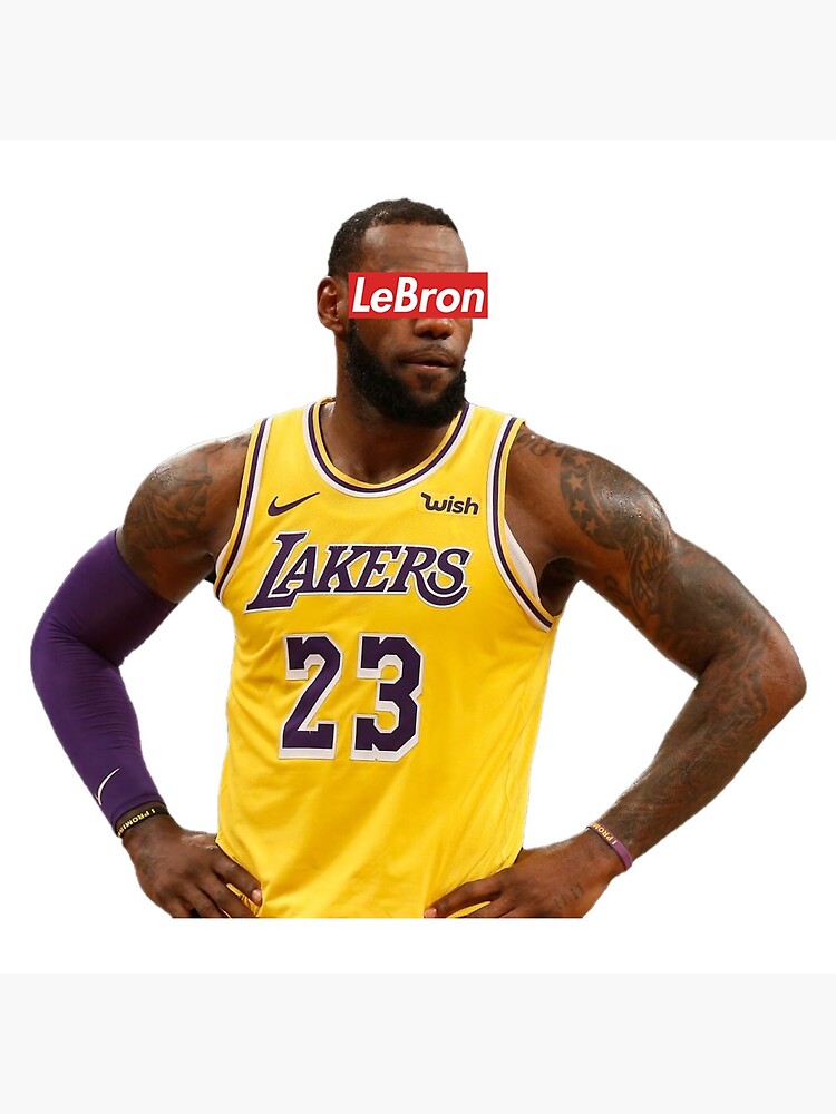 Lebron James LA Lakers 23 Supreme 