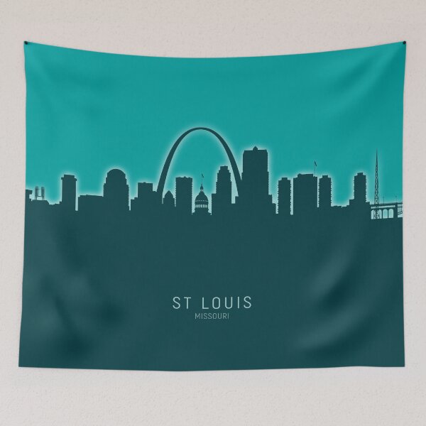 Item preview, St Louis Missouri Skyline designed and sold by ArtPrints.