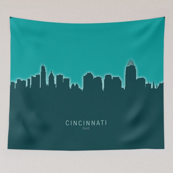 Item preview, Cincinnati Ohio Skyline designed and sold by ArtPrints.