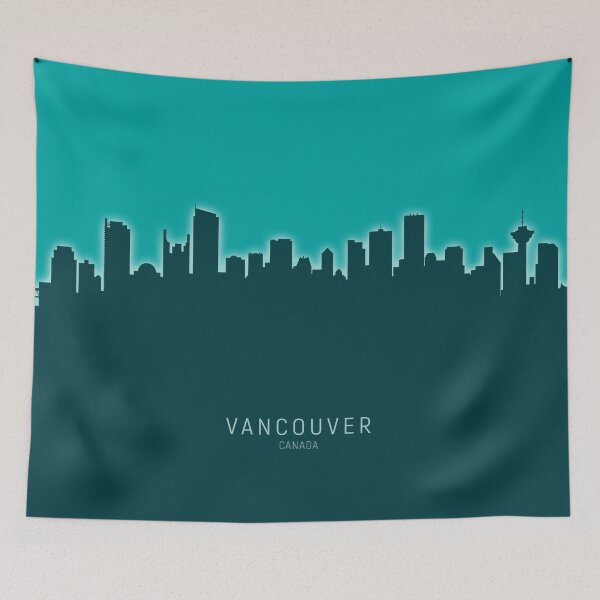 Artikelvorschau, Vancouver Canada Skyline entworfen und verkauft von ArtPrints.