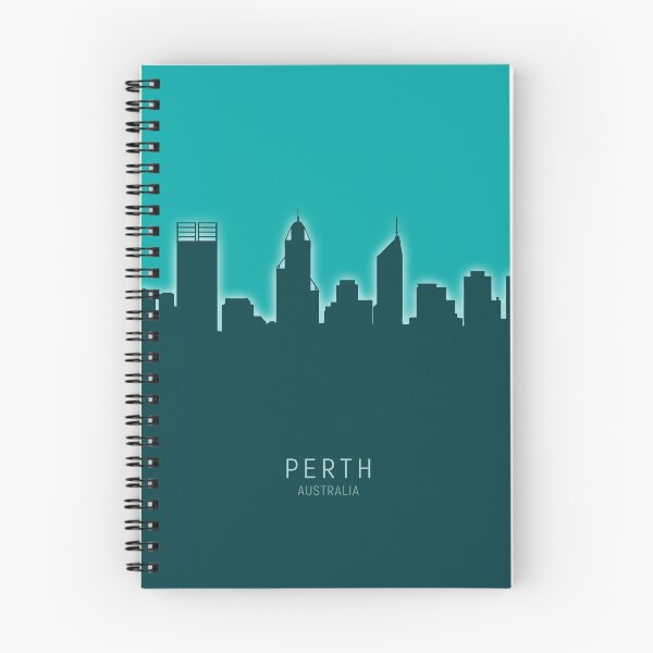Aperçu de l'œuvre Perth Australia Skyline créée et vendue par ArtPrints.
