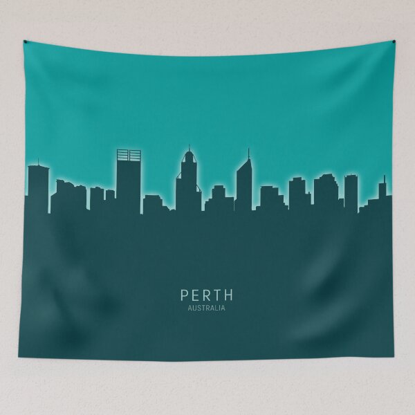 Item preview, Perth Australia Skyline designed and sold by ArtPrints.