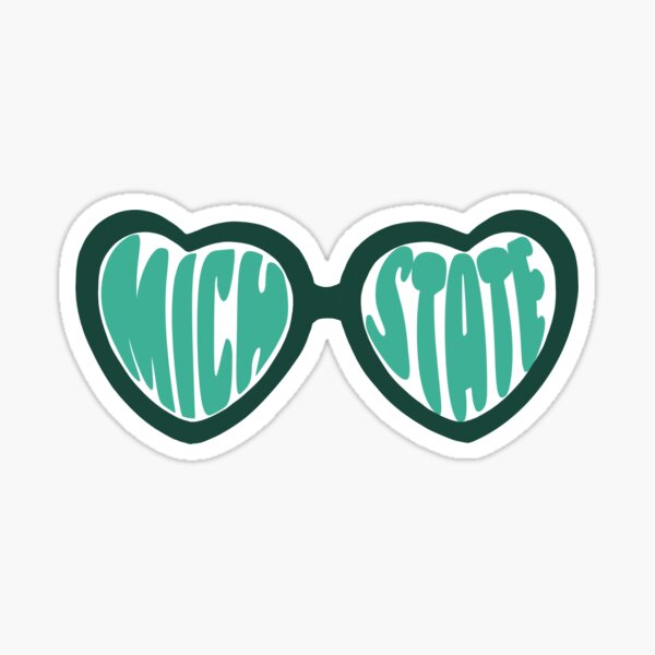 Item preview, MICHSTATE heart glasses designed and sold by Designed By Rachel.