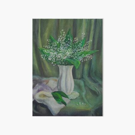 Lilies of the valley Art Board Print