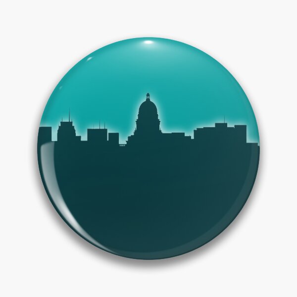 Artikelvorschau, Madison Wisconsin Skyline entworfen und verkauft von ArtPrints.