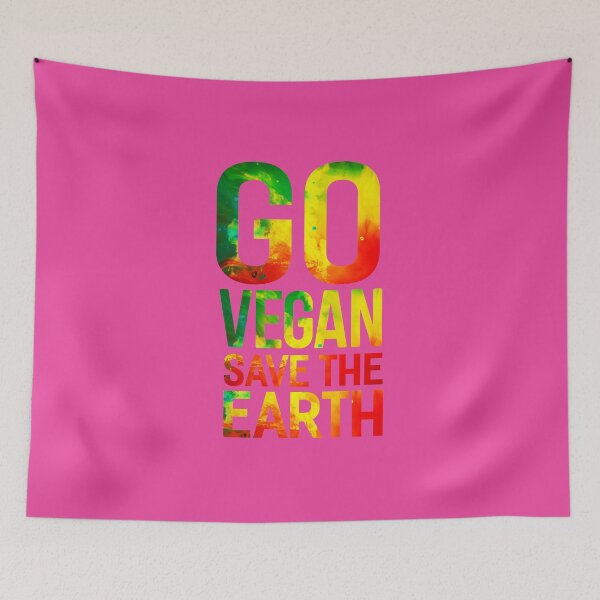 Item preview, Go Vegan Save The Earth designed and sold by fantasyy.