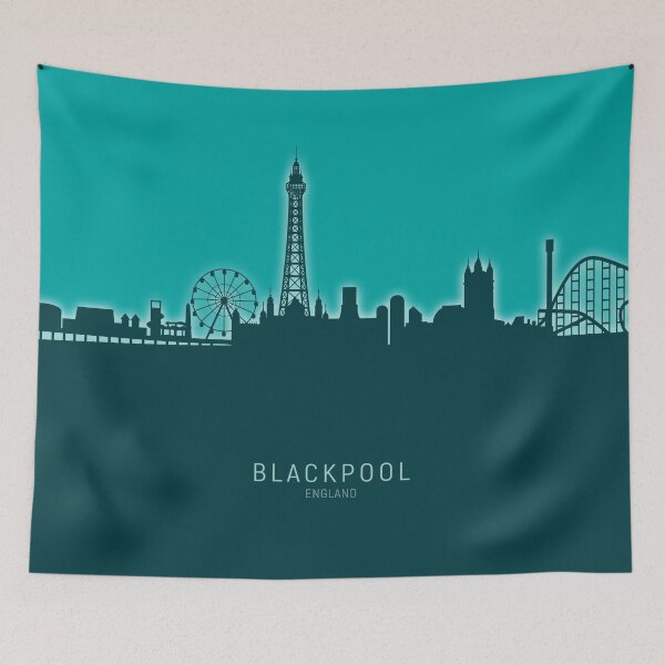 Item preview, Blackpool England Skyline designed and sold by ArtPrints.