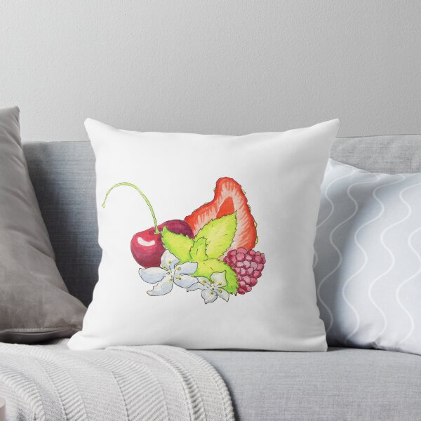 Item preview, Watercolor berries and flowers designed and sold by NataBold.