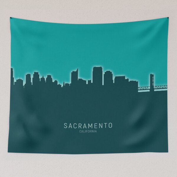 Item preview, Sacramento California Skyline designed and sold by ArtPrints.