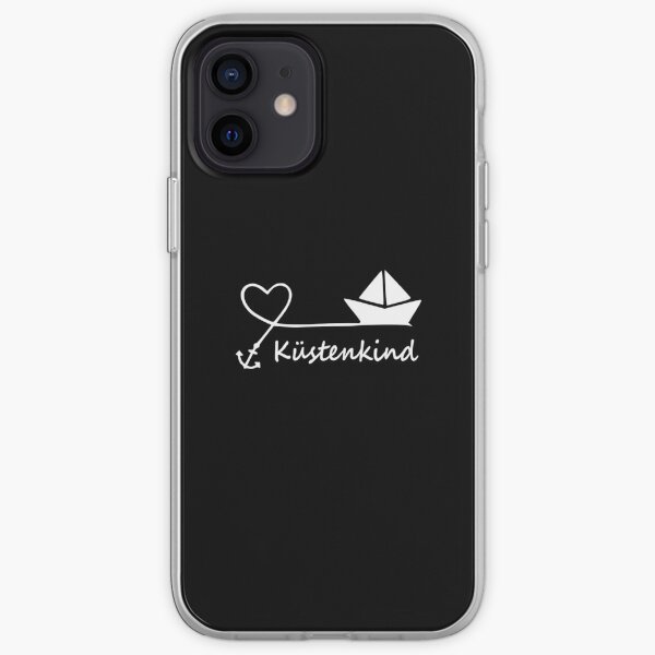Coastal child heart anchor boat iPhone Soft Case