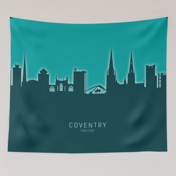 Item preview, Coventry England Skyline designed and sold by ArtPrints.