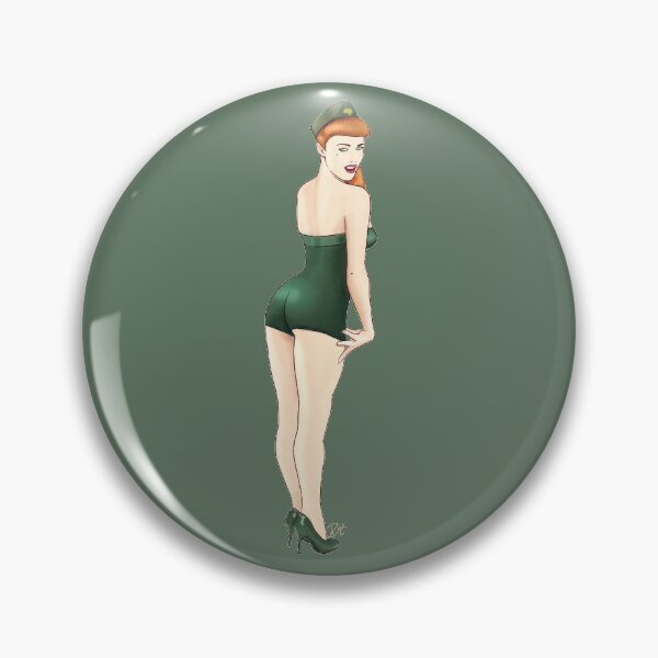Item preview, Vintage Pinup girl - Yes Sir! designed and sold by georgatos.