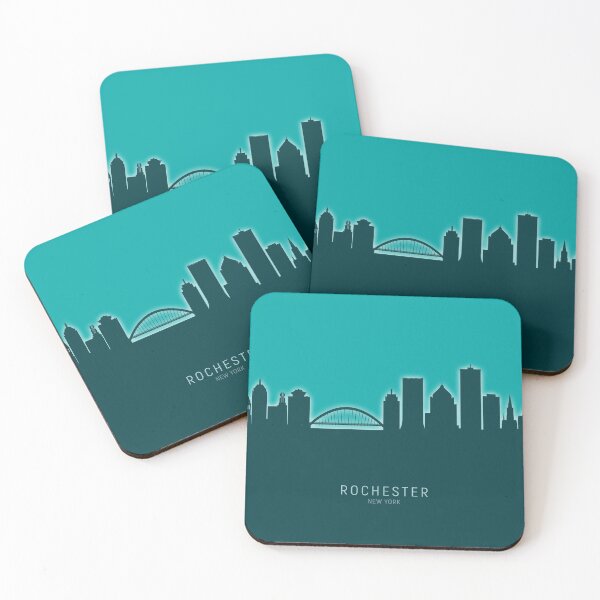 Artikelvorschau, Rochester New York Skyline entworfen und verkauft von ArtPrints.