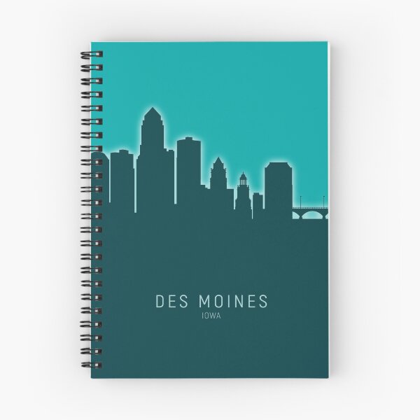 Item preview, Des Moines Iowa Skyline designed and sold by ArtPrints.