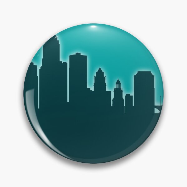 Item preview, Des Moines Iowa Skyline designed and sold by ArtPrints.
