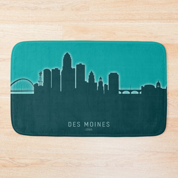 Item preview, Des Moines Iowa Skyline designed and sold by ArtPrints.
