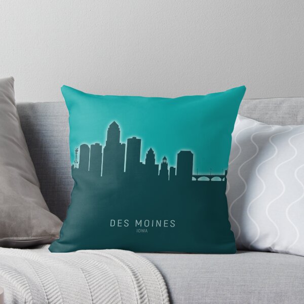 Item preview, Des Moines Iowa Skyline designed and sold by ArtPrints.