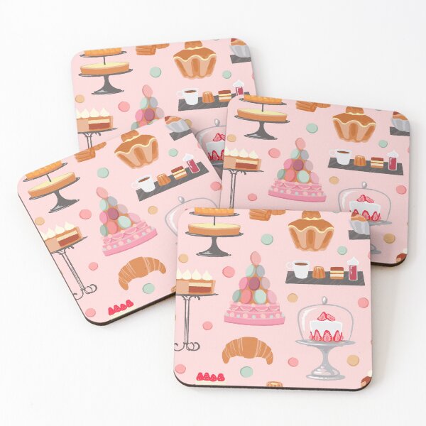 Item preview, French Pastries in pastel designed and sold by Iker Paz Studio.