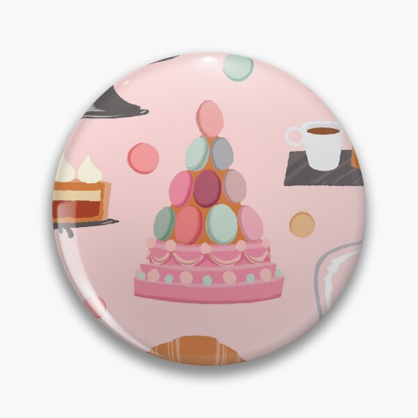 Item preview, French Pastries in pastel designed and sold by Iker Paz Studio.