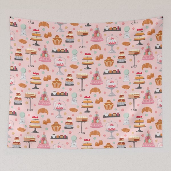 Item preview, French Pastries in pastel designed and sold by Iker Paz Studio.