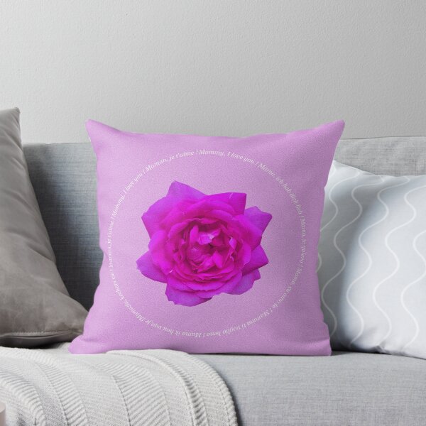 Item preview, Pink with message I love you Mom pale pink background designed and sold by Sofy5.