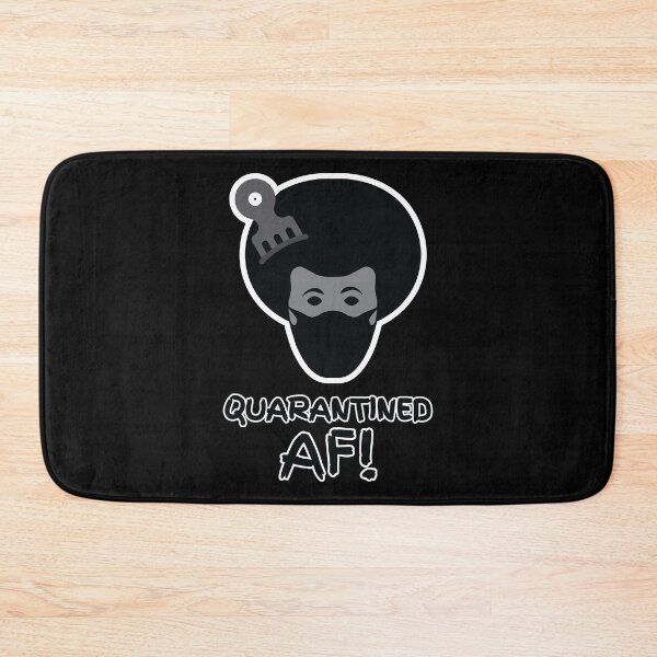 Item preview, Quarantined AF, Afro Man designed and sold by MerchHouse.