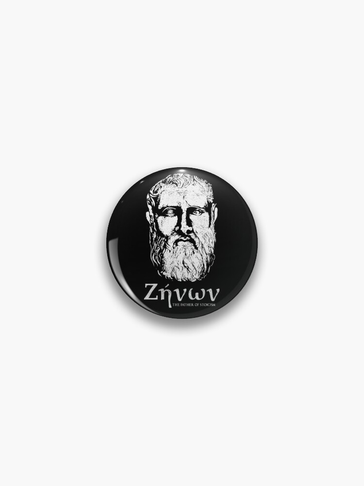 Chapa «Zenón de Citium Padre del estoicismo Filósofo griego» de zeno27 |  Redbubble