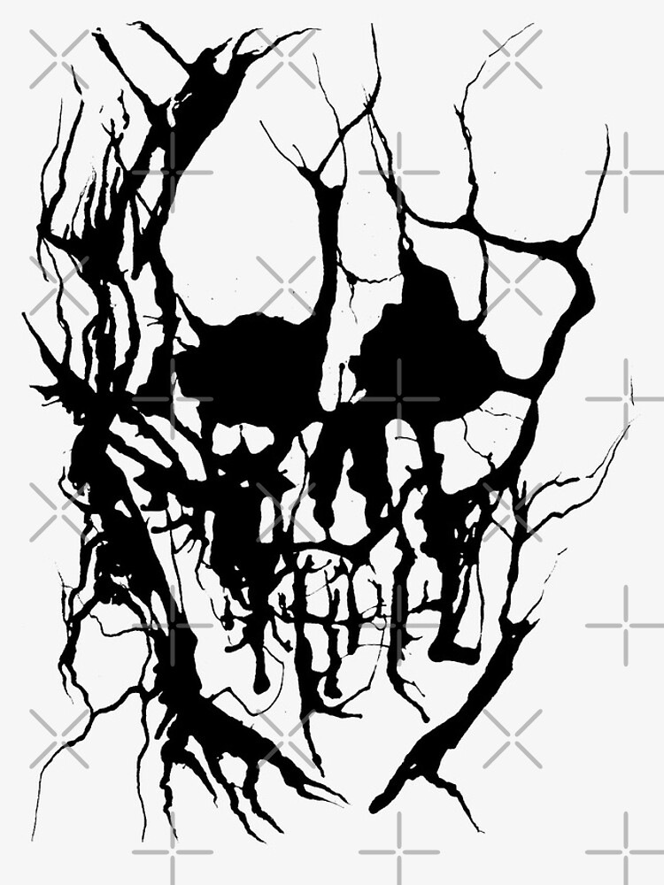Thumbnail 4 of 4, iPhone Case, Exploded Skull designed and sold by Tsudo.