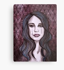 Sometimes I Cry Metal Print