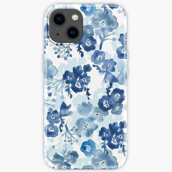 Fleurs d'encre Coque souple iPhone