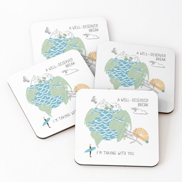 Item preview, A well-deserved break, I am taking with you designed and sold by Esmeralda Martinez Arevalo.