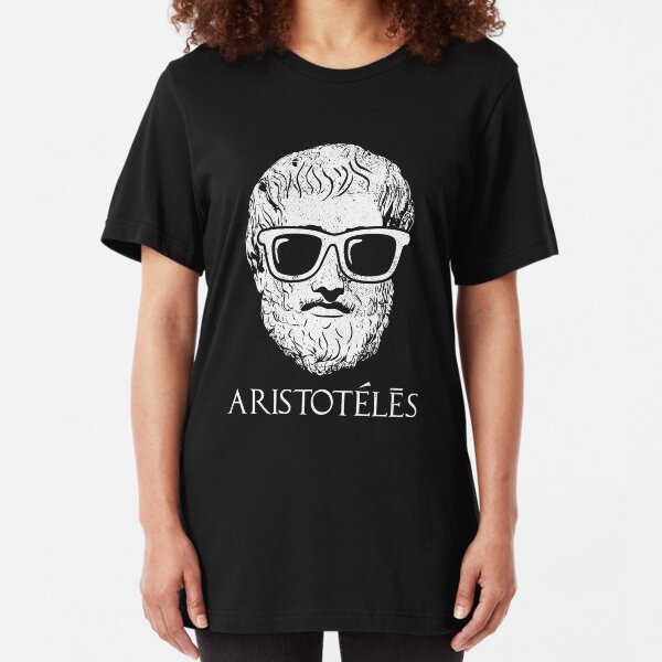 Father Of Political Science Aristotle Philosopher Tshirt Slim Fit T-Shirt
