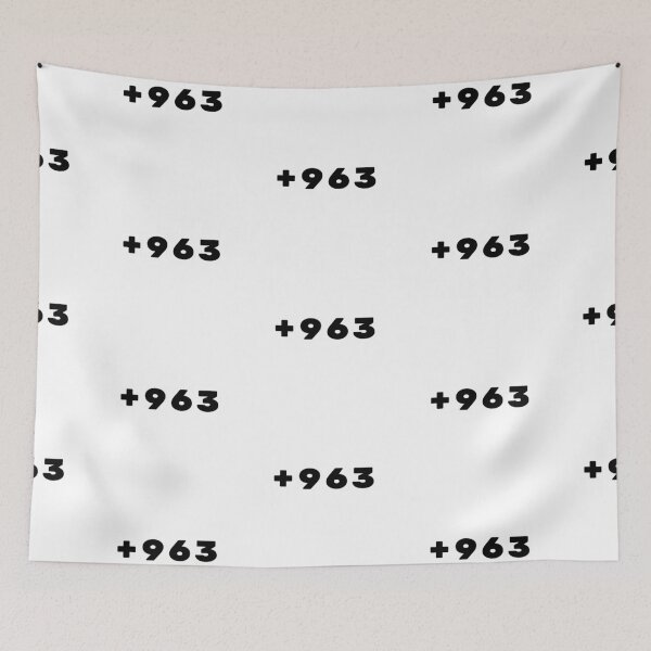 Item preview, +963 Syria Country Code designed and sold by DogAccount.